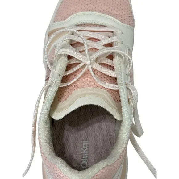 OluKai Women's Anau Court Pickleball Sneakers Rose Dust/Pink White EUC Size 9.5 - Picture 10 of 13